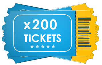 x200 tickets