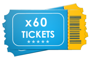 graphic for the 60x tickets