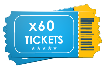 graphic for the 60x tickets
